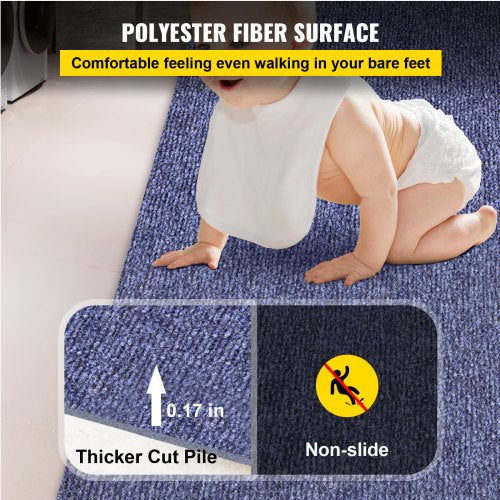 Deep Blue Marine Carpet 6 ft x 39.3 ft Boat Carpet Rugs Indoor Outdoor