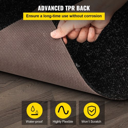 Marine Carpet 6 x 30 ft Boat Carpeting Charcoal Black Marine Grade Boat
