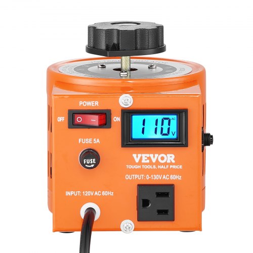 500VA Auto Variable Voltage Transformer 384 Amp 110V Input130V Output