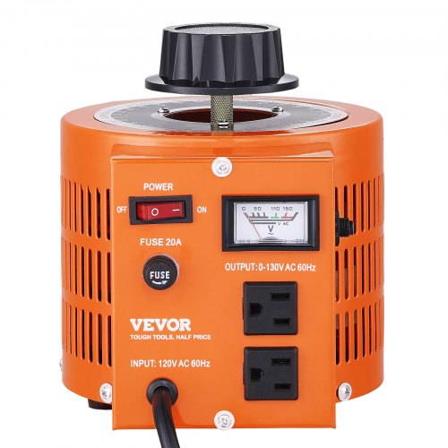 2000VA Auto Variable Voltage Transformer 15.3 Amp 110V Input 0130V Output