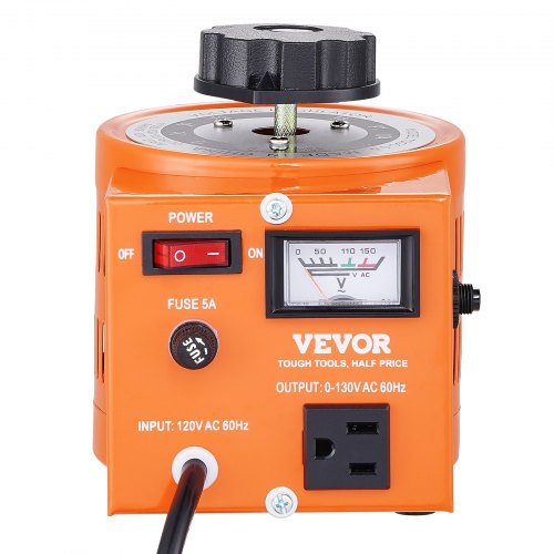 500VA Auto Variable Voltage Transformer 384 Amp 110V Input130V Output 1