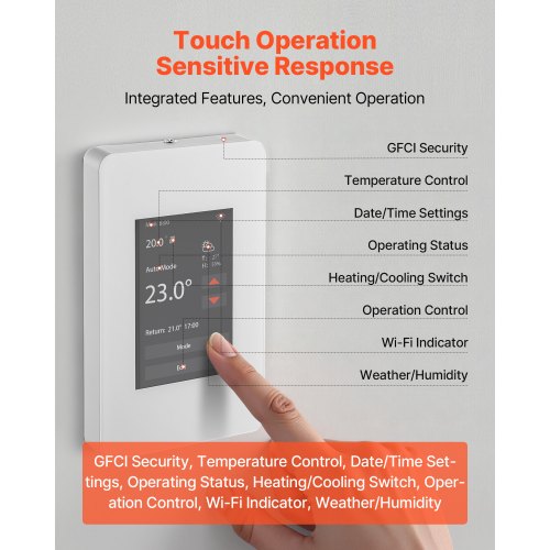 7Day Programmable Thermostat Home Thermostats for Radiant Underfloor 1