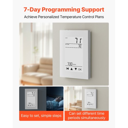 7Day Programmable Thermostat Home Thermostats for Radiant Underfloor 2