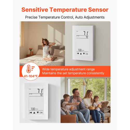 7Day Programmable Thermostat Home Thermostats for Radiant Underfloor 2