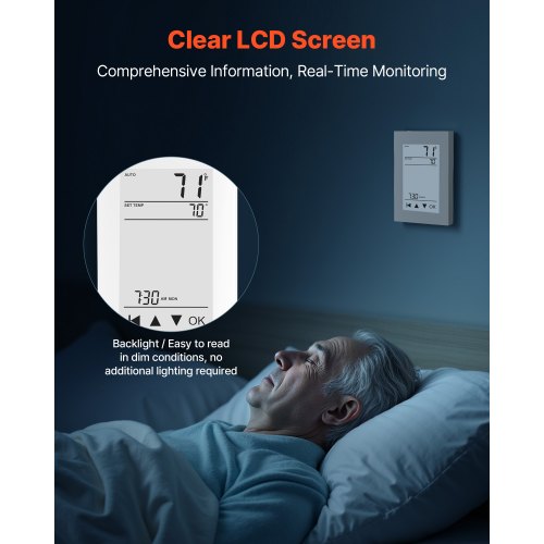 7Day Programmable Thermostat Home Thermostats for Radiant Underfloor 2