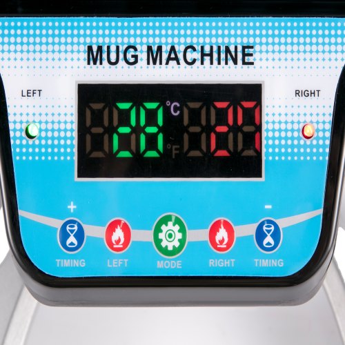Mug Heat Press 2pcs 15oz Mug Press Sublimation Machine Dual Station Design