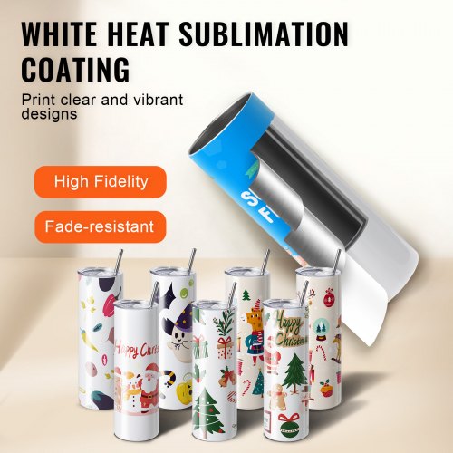 8 Pack 30 Oz Sublimation Tumblers Skinny Straight Stainless Steel Blanks