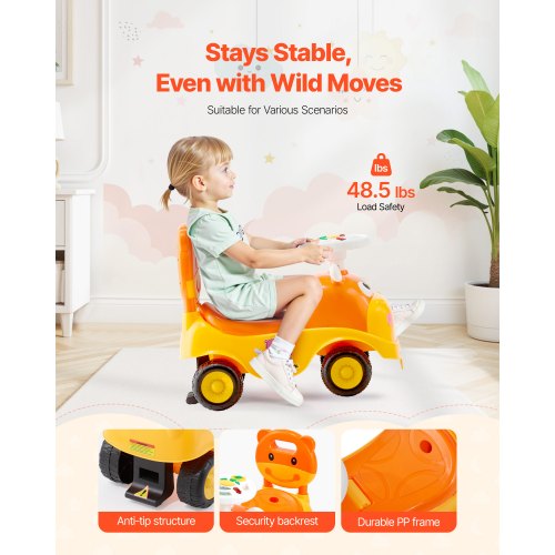 Ride On Toddler Push Car Push Car for Toddler 19 to 36 Months Kids Ride