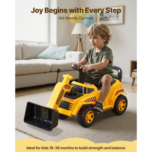 Ride On Toddler Car Ride on Excavator Car for Toddler 19 to 36 Months