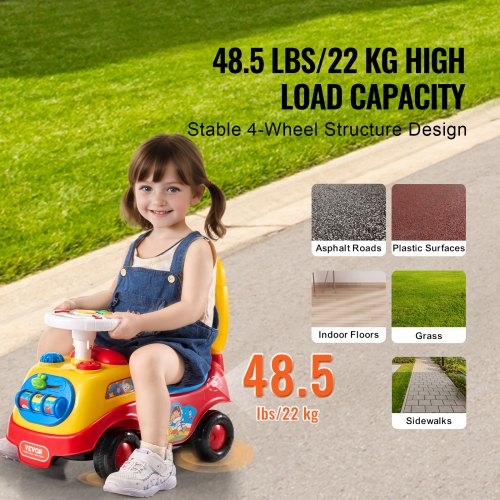 Ride On Push Car for Toddlers Ages 13 Ride Racer Sit to Stand Toddler