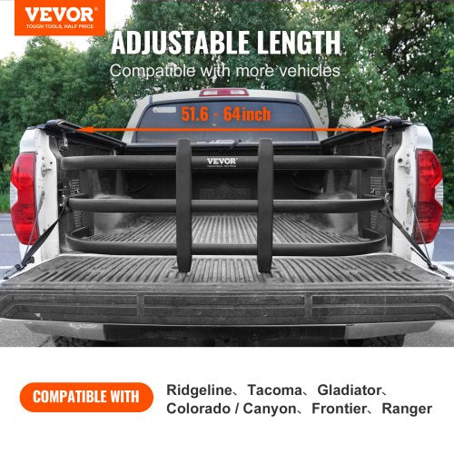 Truck Bed Extender Aluminum Retractable Tailgate Extender 51664