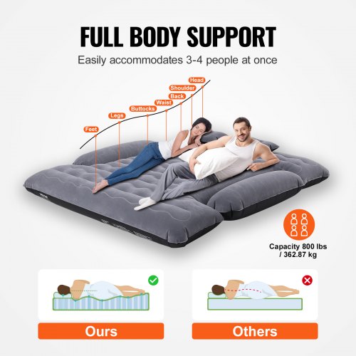 Truck Bed Air Mattress for 665 ft Full Size Truck Beds Inflatable Air