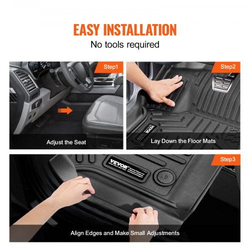 Automotive Floor Mats Fits for Ford F250 F350 F450 F550 20172024 2025