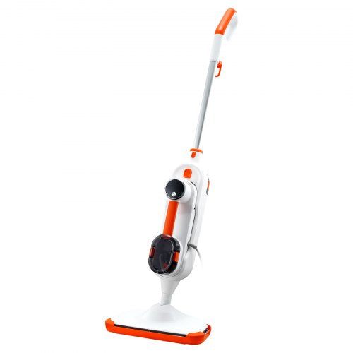 Steam Mop 8in1 Hard Wood Floor Cleaner with 7 Replaceable Brush Heads