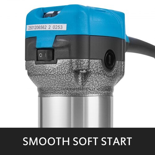 800W Max Torque Variable Speed 30000RPM Compact Router with Collets 14