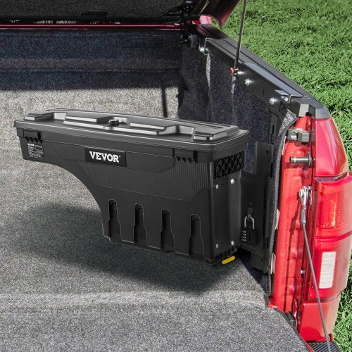 Truck Bed Storage Box Lockable Swing Case with Password Padlock 66 Gal25
