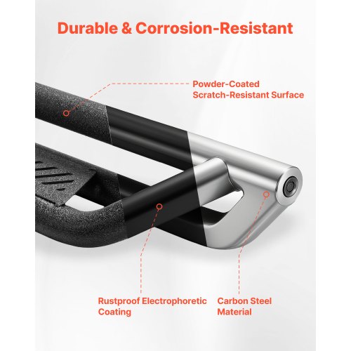 Running Boards 6 Inches Side Steps Compatible with 20052023 Toyota Tacoma