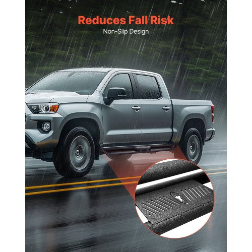 Running Boards 6 Inches Side Steps Compatible with 20052023 Toyota Tacoma