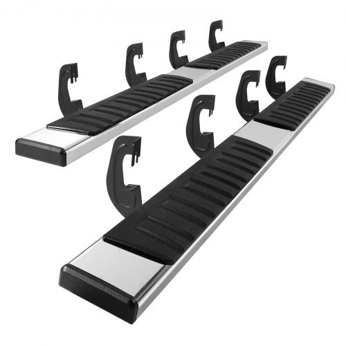 Running Boards 6 Step Bars Compatible with 20072018 Chevy SilveradoGMC