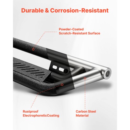 Running Boards 6 Inches Side Steps Compatible with 20092018 Dodge Ram 1500 1