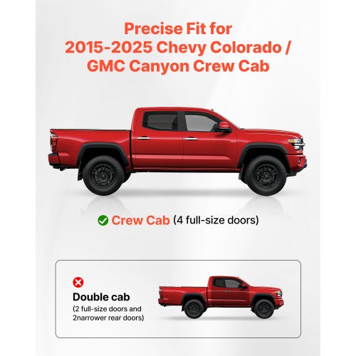Running Boards 6 Inches Side Steps Compatible with 20152025 Chevy