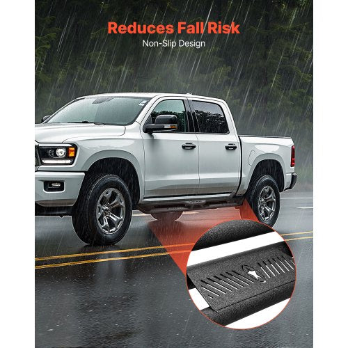 Running Boards 6 Inches Side Steps Compatible with 20192025 Dodge Ram 1500 1