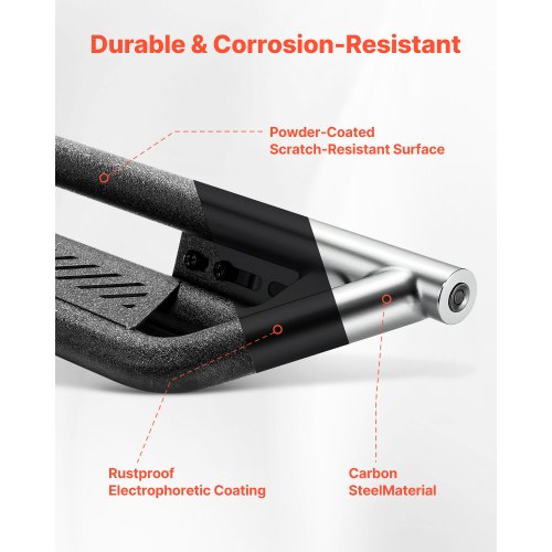 Running Boards 6 Inches Side Steps Compatible with 20192025 Chevy