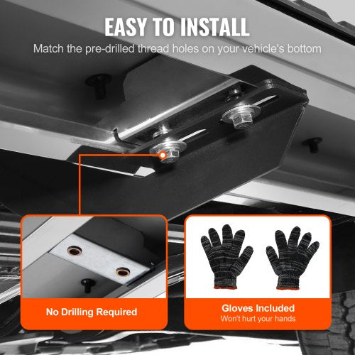 Running Boards 6 Step Bars Compatible with 20192023 Chevy SilveradoGMC