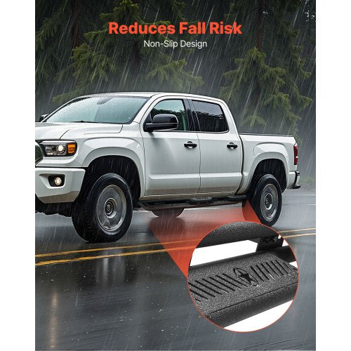 Running Boards 6 Inches Side Steps Compatible with 20242025 Toyota Tacoma