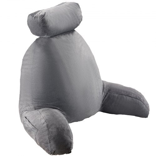 Reading Pillow Large Bed Pillow with Removable Headrest Back Pillow with 3
