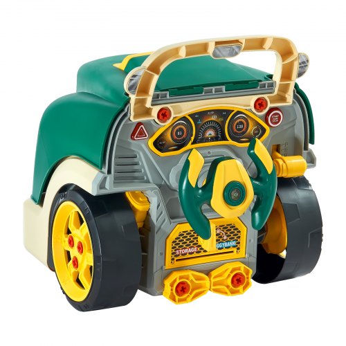 Engine Toy 60 Pieces Kids Mechanic Car Repair Set with Removable Parts