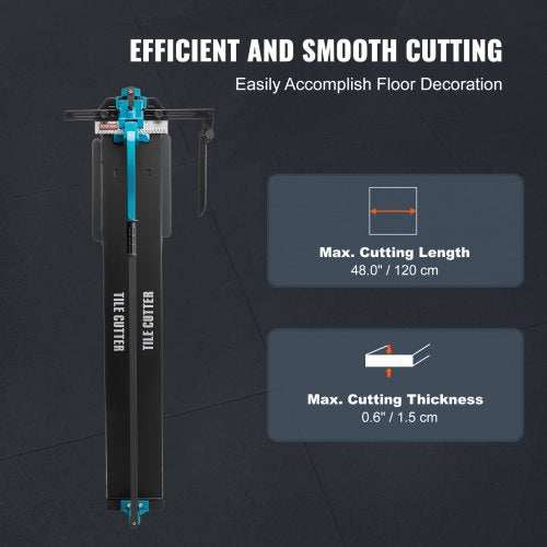 Manual Tile Cutter 48 inch Porcelain Ceramic Tile Cutter with Tungsten