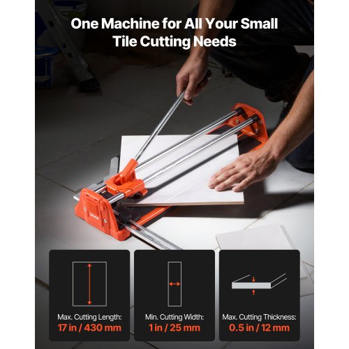 17Inch Manual Tile Cutter for Wall Polished TilesDouble Rails for Wall