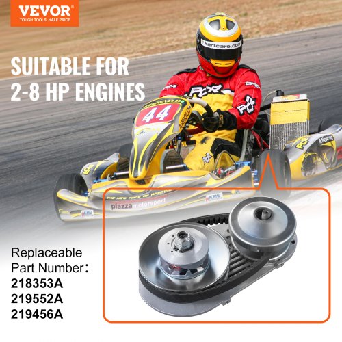 Drive Clutch 28HP Engine 2000 RPM HighStrength Drive Clutch with Asymmetric