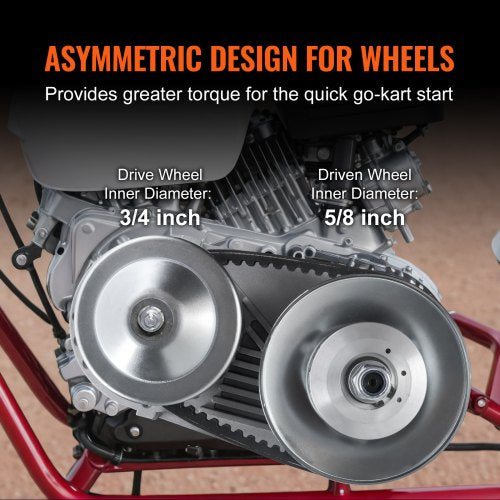 Drive Clutch 28HP Engine 2000 RPM HighStrength Drive Clutch with Asymmetric