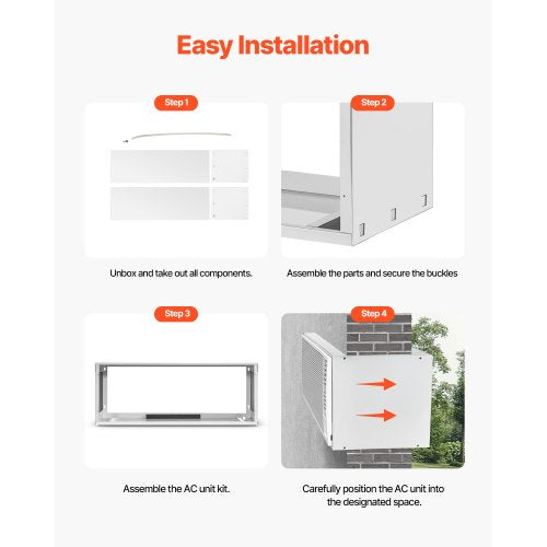 Air Conditioner Wall Sleeve 42 in Through the Wall Air Conditioner Sleeve