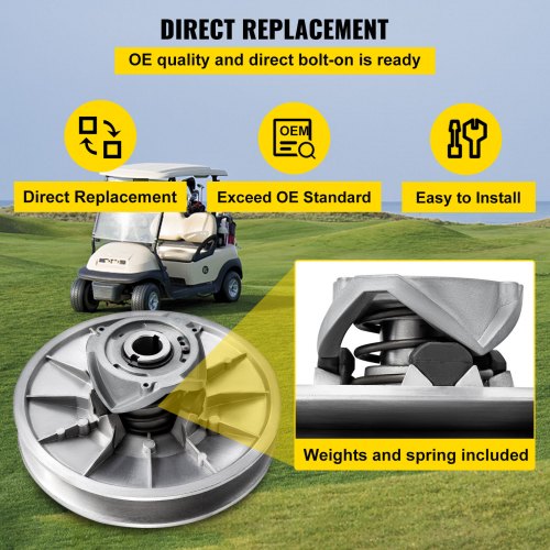 Golf Cart High Torque Driven Clutch for Club Car DS Precedent 1997 to Up Club