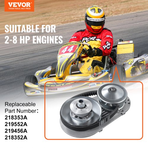 Drive Clutch 28HP Engine 2000 RPM HighStrength Drive Clutch with Asymmetric