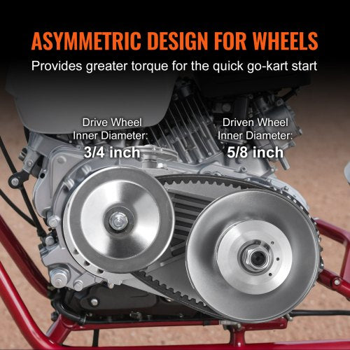 Drive Clutch 28HP Engine 2000 RPM HighStrength Drive Clutch with Asymmetric