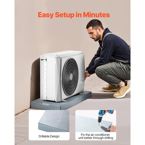Mini Split Pad for 900036000BTU Ductless Air Conditioner Heat Pump