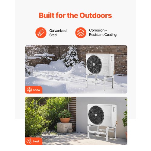 Mini Split Ground Stand Adjustable AntiVibration Mini Split Stand for 900060000