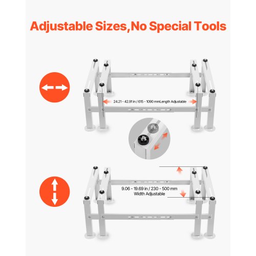 Mini Split Ground Stand Adjustable AntiVibration Mini Split Stand for 900060000