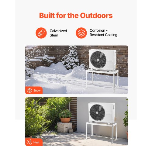 Mini Split Ground Stand Adjustable AntiVibration Mini Split Stand for 900036000