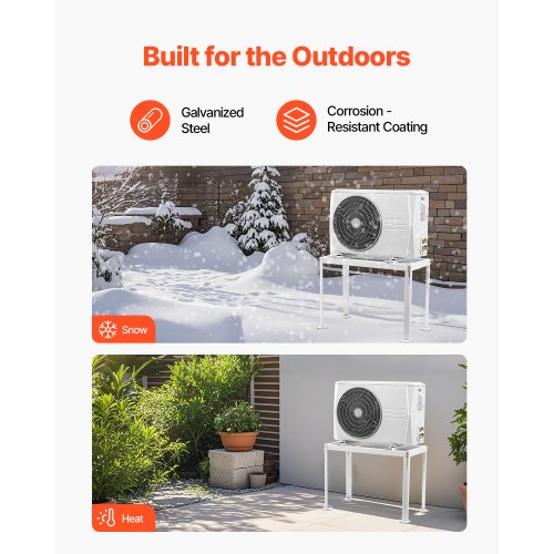 Mini Split Ground Stand Adjustable AntiVibration Mini Split Stand for 900018000