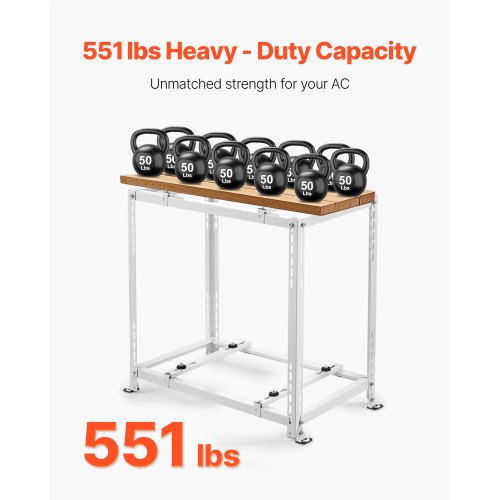 Mini Split Ground Stand AntiVibration Mini Split Stand for 900018000 BTU