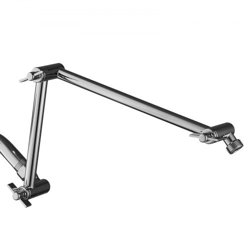 Shower Head Extension Arm 16 inches Brass Shower Arm Extender with Flexible