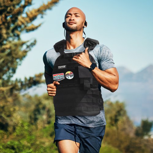 Weighted Vest 40lb Weight Vest Adjustable Body Weight Jacket for Men