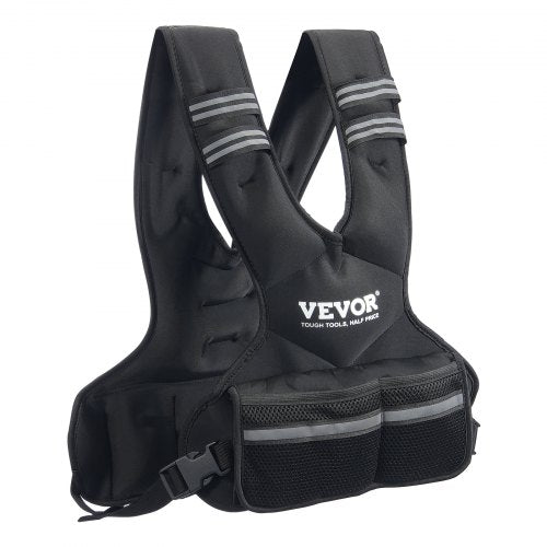Adjustable Weighted Vest 11-20lb Weight Vest with 6 Ironsand Weights