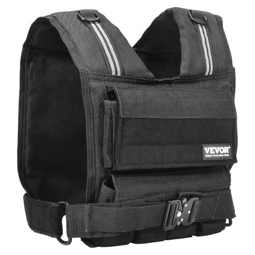 Adjustable Weighted Vest 35lb Weight Vest with Iron Weights Shoulder Pad