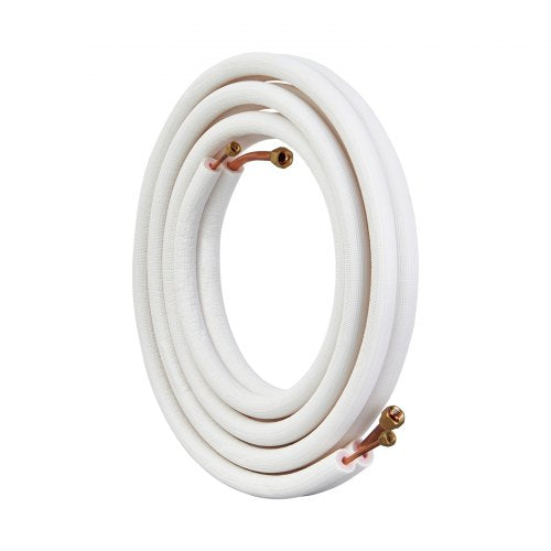 16FT Mini Split Line Set 14 12 OD Copper Pipes Tubing and TripleLayer Insulation
